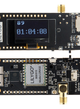 LILYGO LoRa32 V2.1 ESP32 OLED 0.96寸蓝牙 WIFI 无线模块 SMA
