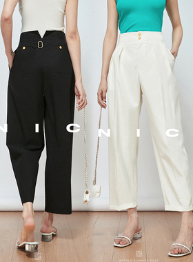 【惊喜五折】UNICA/定制强捻棉_清凉9分休闲裤