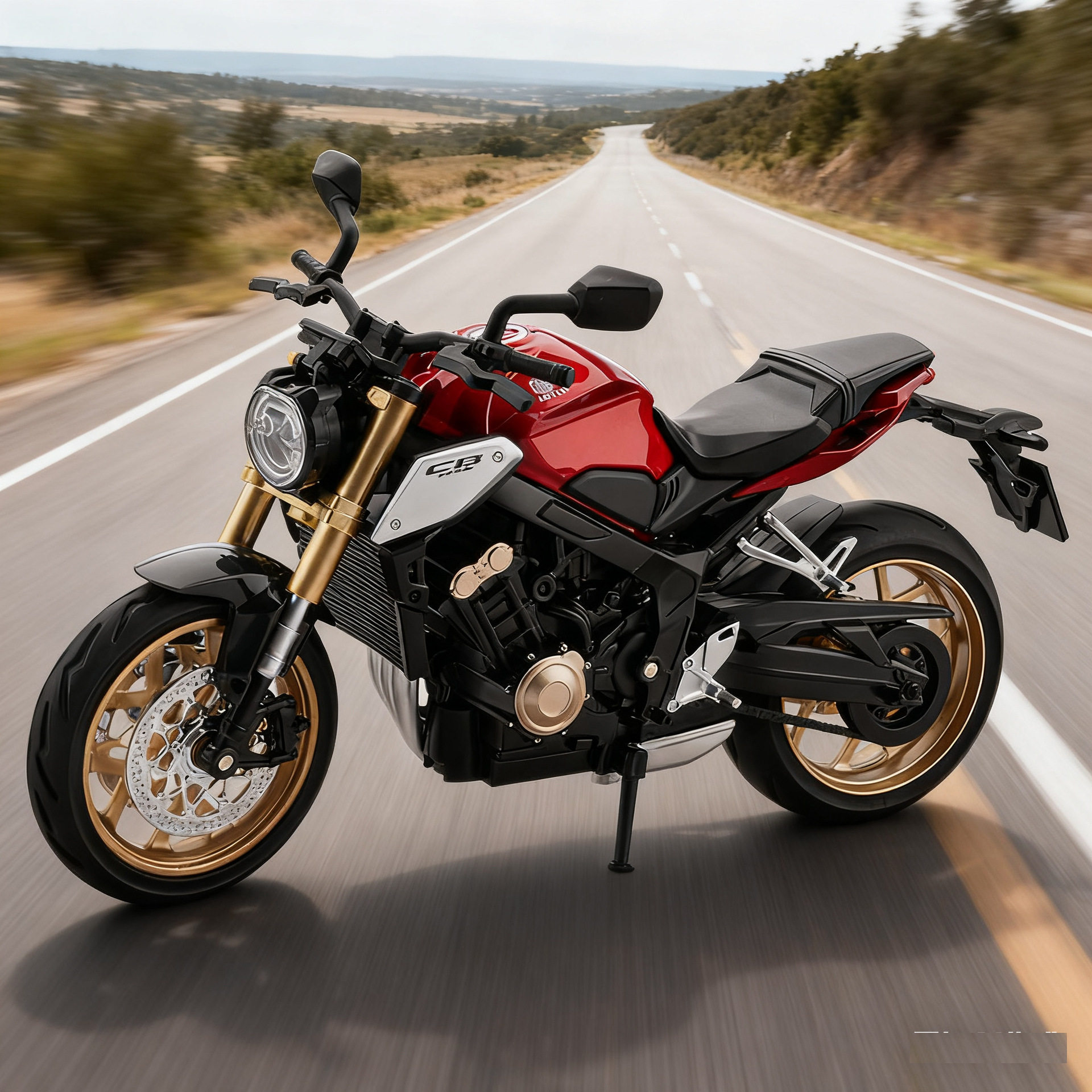 嘉业1：12本田CB650R合金摩托车模型仿真重型机车声光玩具车热销