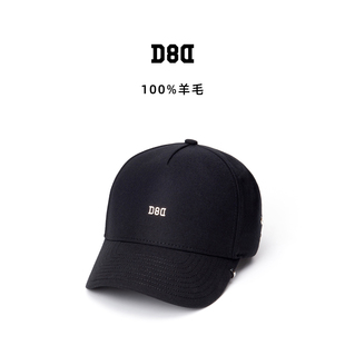 B01 加大码 纯羊毛棒球帽 秋冬男女黑色帽子小码 5080高顶硬顶 D8D