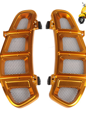 61少儿节亚乔VESPA GTS250 GTS300 改装水箱罩 双边网格散热器罩