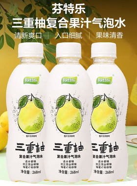 临期特价 芬特乐气泡水果汁饮料荔枝复合果汁气泡水果味碳酸饮料