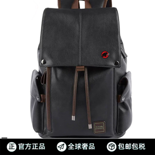 【一折专区】MAMMJUDX男女款皮质大容量双肩背包户外书包户外旅行