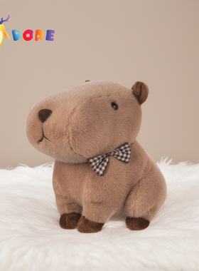 DORE水豚公仔毛绒玩偶治愈系大师毛绒玩具儿童睡觉抱娃娃生日礼物