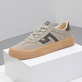 透气帆布鞋 男2026春夏新款 低帮系带懒人鞋 韩版 舒适潮流软底板鞋 男