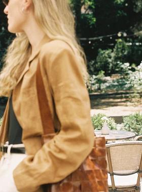 【首批售罄】授权正品idee fixe小众设计手工编织单肩大容量