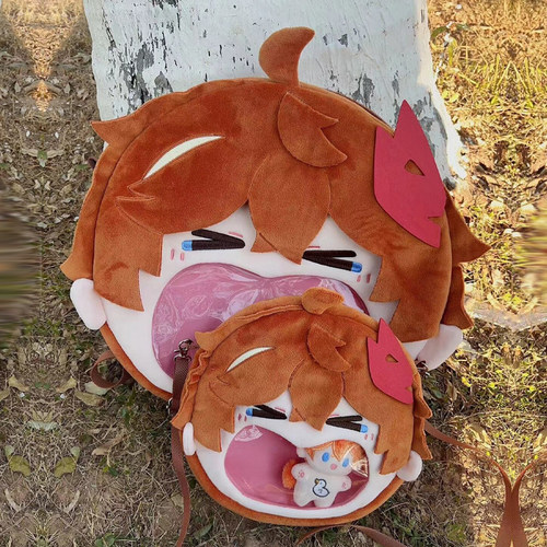 原神达达利亚毛绒玩偶娃痛包周边