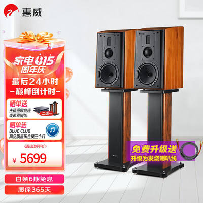 惠威（HiVi）M3等磁场带式高音高保真无源音响经典HIFI6.5英寸三