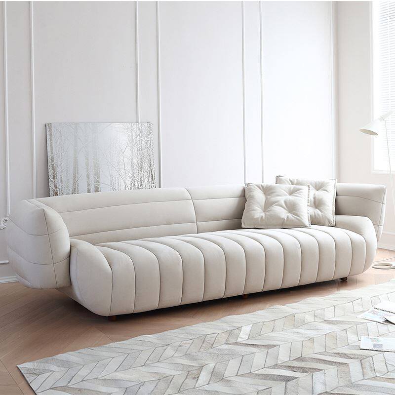 意大利设计师baxter香蕉船沙发意式极简免洗磨砂真皮沙发客厅家具