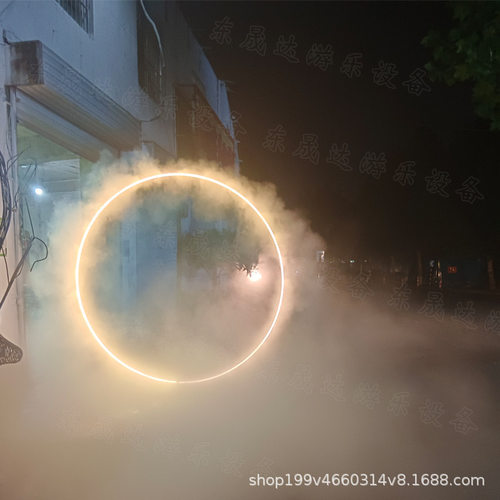 户外不锈钢材质水雾门  大型景区商场公园广场婚纱基地造景设备