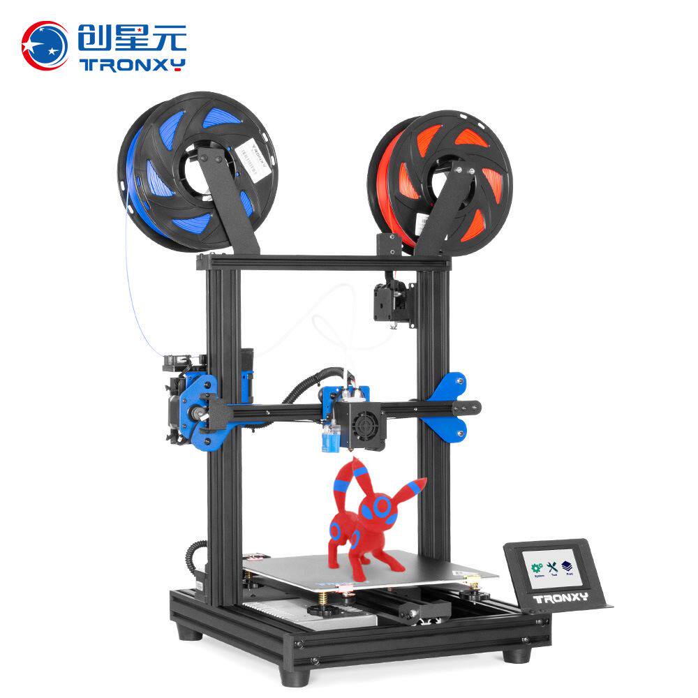创星元3d双色打印机家用学生桌面级高精度fdm模型手办xy-2pro-2e