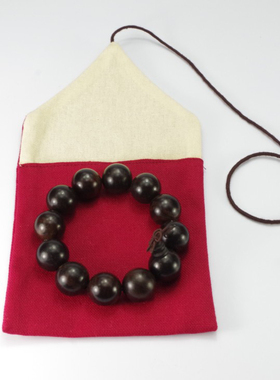 小布袋佛珠礼品袋手链小袋子棉布福袋珠宝手串首饰袋文玩袋三角袋