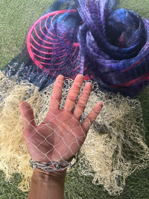 大力马底兜撒网传统撒网改良版老式网加飞盘飞盘撒网带底兜免理网