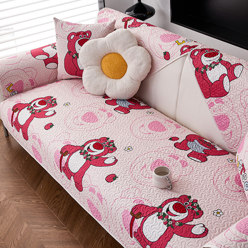 沙发垫四季通用现代卡通万能防滑沙发套全棉全包沙发巾沙发套罩
