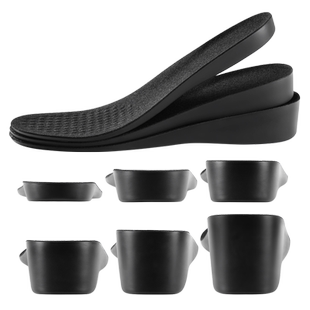 男士增高鞋垫男生皮鞋久站不累硬底足弓支撑舒适不塌陷黑色隐形