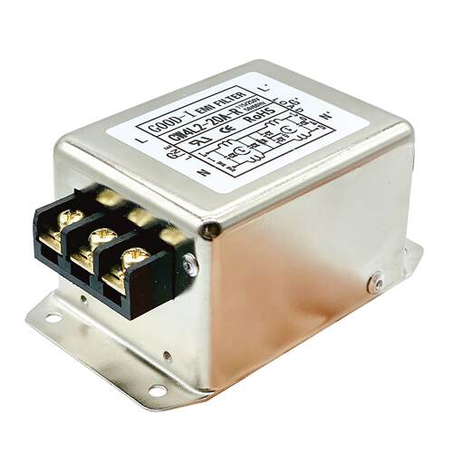 CW4L2-20A-R单相交流端子式导轨安装滤波器抗干扰电源滤波器220V