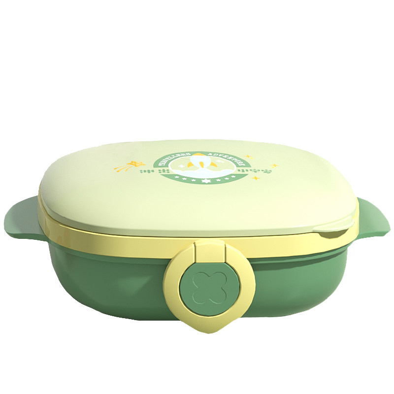 大容量吸盘2儿童一注水1餐盘分格宝宝餐具保温碗3岁316不锈钢婴儿