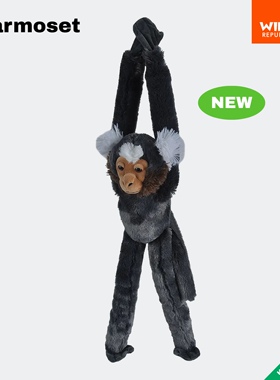 挂挂猴｜狨猴毛绒美国WildRepublic仿真动物正品玩偶治愈猴子