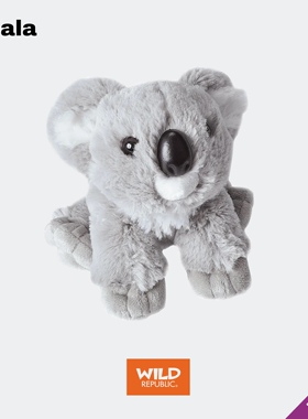考拉树袋熊美国WildRepublic仿真mini毛绒玩具自然治愈陪伴玩偶