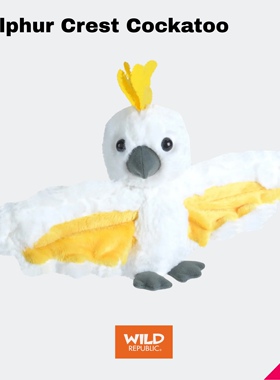 抱抱啪啪圈｜葵花凤头鹦鹉动物玩具正品进口wildrepublic