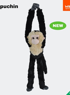 挂挂猴｜卷尾猴毛绒美国WildRepublic仿真动物正品玩偶治愈