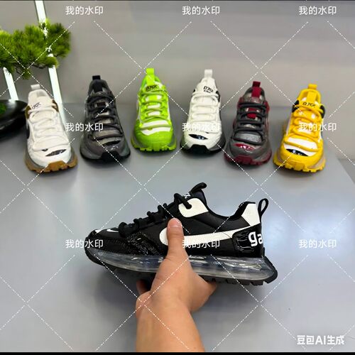 3 2026新款潮流系带轻便低帮男鞋舒适百搭厚底运动鞋时尚休闲鞋