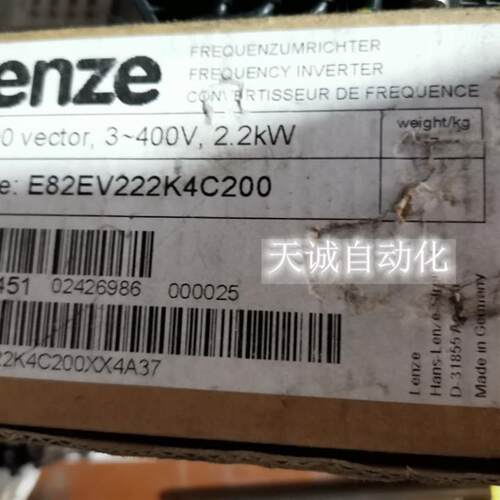 原装德国 变频器E82EV222K4C200 现货