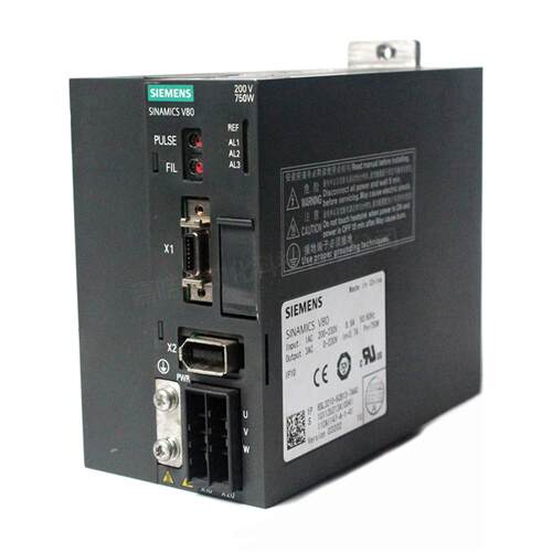 价西门子SINAMICS免调参数V80伺服驱动器6SL3210-5CB13-7AA0 750W