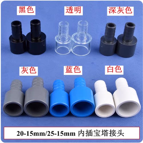 内插宝塔接头软管插口连接器水管变径快接鱼缸配件直通软硬管转换