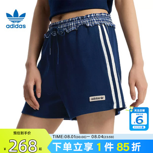 劲浪体育adidas阿迪达斯三叶草夏季女子运动休闲短裤裤子KU9394