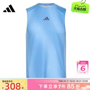 劲浪体育adidas阿迪达斯夏季男子运动休闲无袖T恤KY5047
