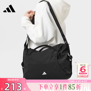 劲浪adidas阿迪达斯新款 运动休闲黑色双肩背包KU1535 斜挎包男女款