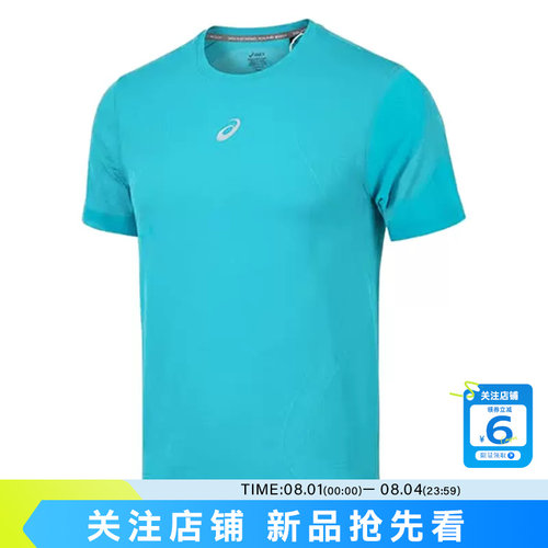 劲浪体育A ASICS亚瑟士男子运动休闲短袖T恤2011D355-405