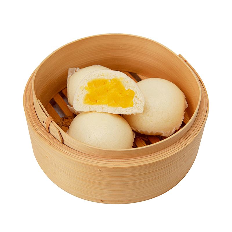 金城食品奶黄包广式早茶点心方便速食广东早餐蒸包子速冻加热即食