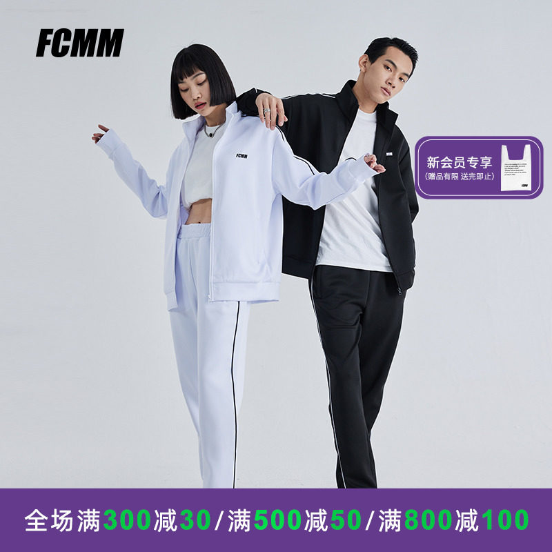 FCmm運動外套男女情侶2022年春秋新款寬松休閑時尚上衣潮牌拉鏈在類目 女裝/女士精品, 短外套中 - 來自Buy2taobao.com提供專業的淘寶代購服務