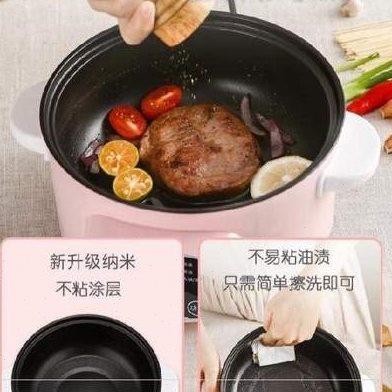 电热锅小型便携式Z学生锅电煮锅宿舍用电热煮面C中式蒸煮煮粥个性