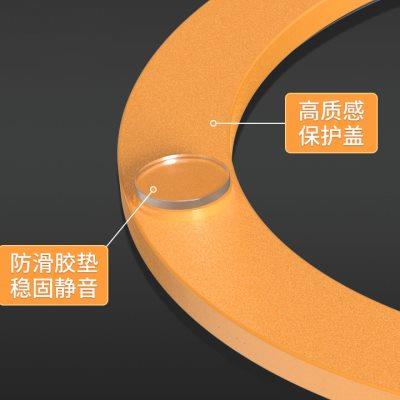 餐桌转盘底座实木玻璃圆桌轴承红木圆形桌子转芯家用饭桌旋转轨道