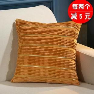 奢华欧洲风格 网红绒靠套45x45不含芯 宫廷客厅沙发抱枕家用