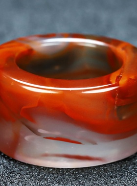 玉思缘南红玛瑙凉山天然玛瑙戒指