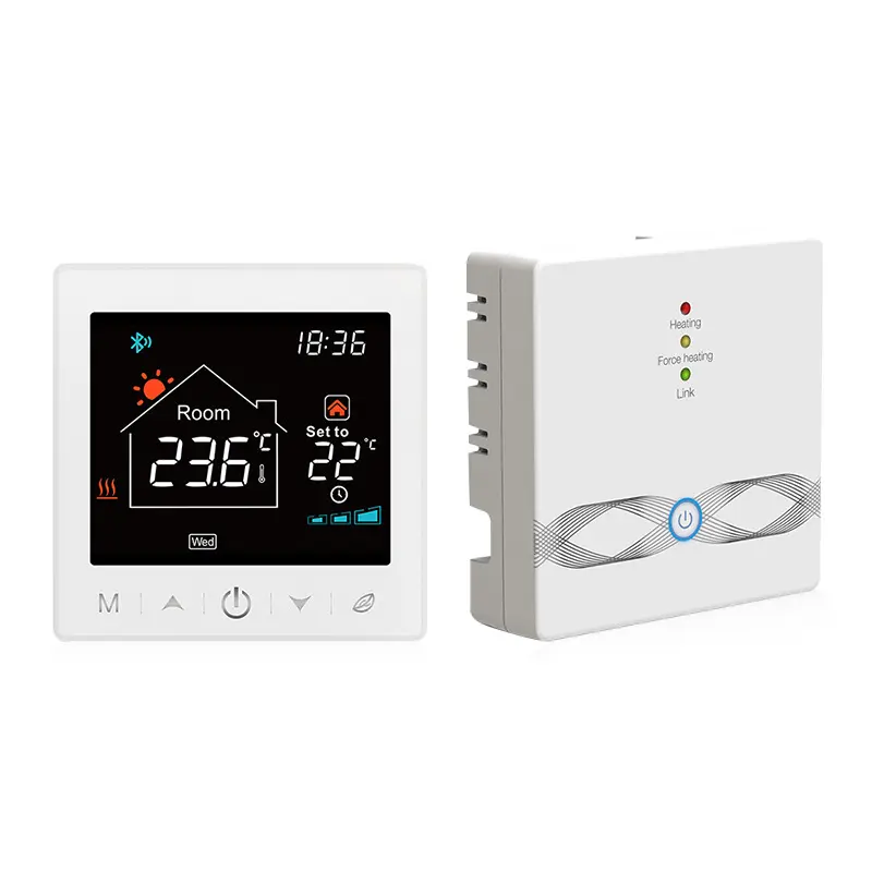 WIFI涂鸦无线RF433壁挂炉桌面式