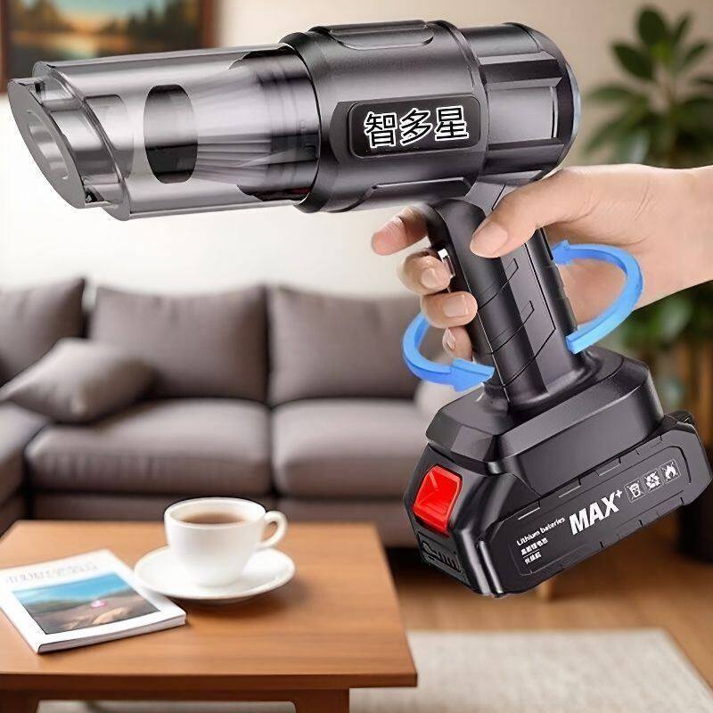 车载无线吸尘器锂电池充电汽车家用清洁大吸力手持便携吸吹一体机