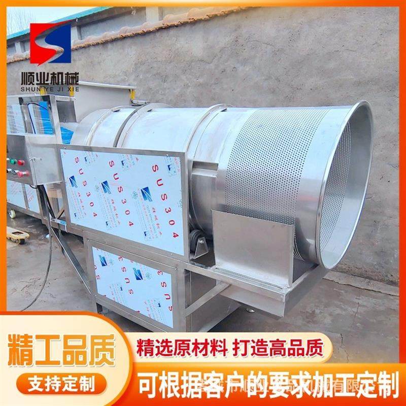生产滚筒上粉机 鸡柳小酥肉滚筒包粉机 变频调速滚筒式裹粉机