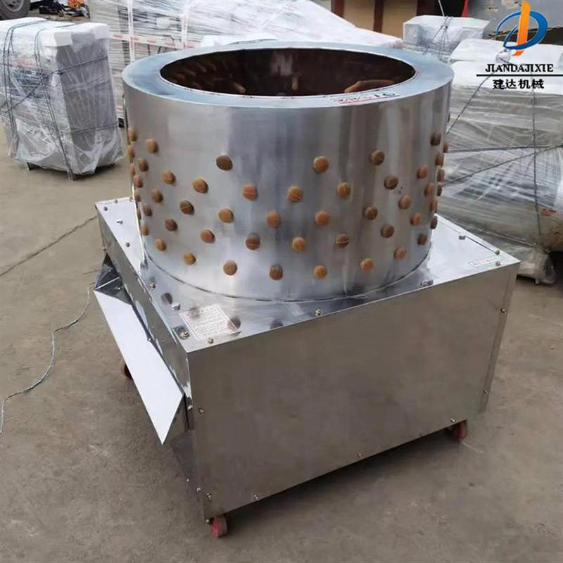 电动家禽拔毛器 全自动鸡鸭鹅脱毛机 杀鸡用不锈钢打毛机价格