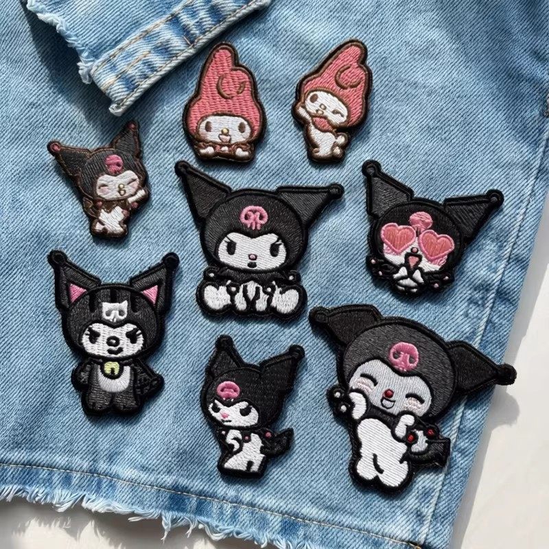 自粘款卡通可爱库洛米鞋花DIY洞洞鞋扣装饰配饰趣味鞋贴补丁贴,居家布艺,布贴,淘宝优惠券,粉丝福利购,淘宝优惠卷