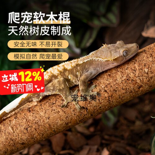 宠维奥爬宠软木棍攀爬乐趣