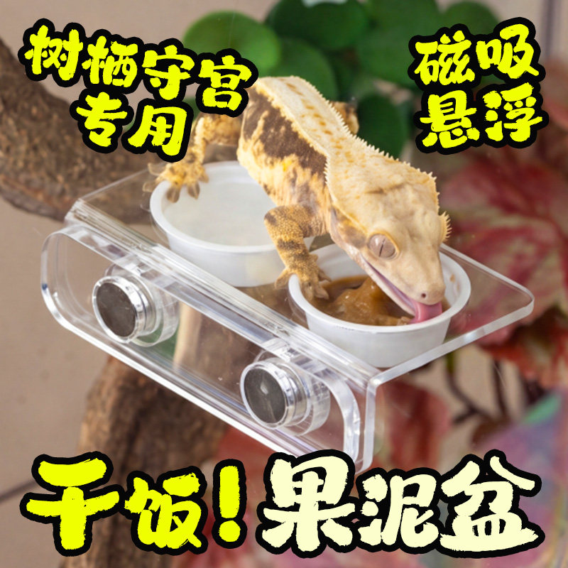 宠维奥爬宠磁吸果泥盆水盆喂食器图片