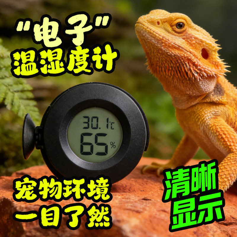爬宠箱温湿度计饲养箱蛇测温计图片