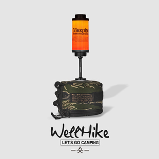 WELLHIKE户外露营灯 多功能灯架 LED充电38灯氛围营地灯