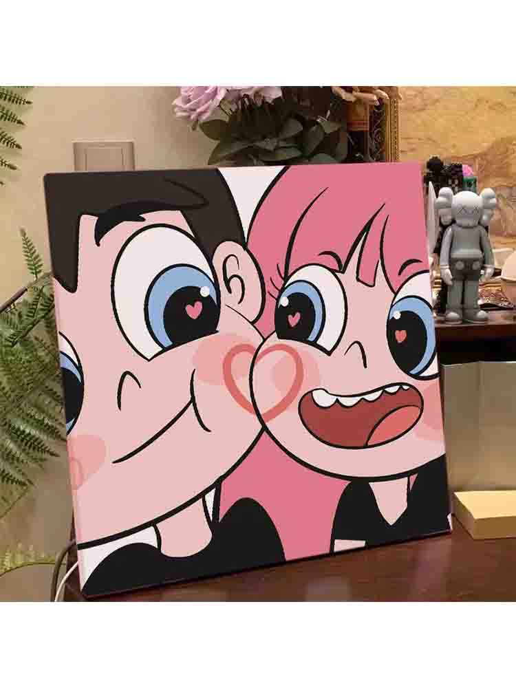 填充画数字油画diy丙稀油画图片