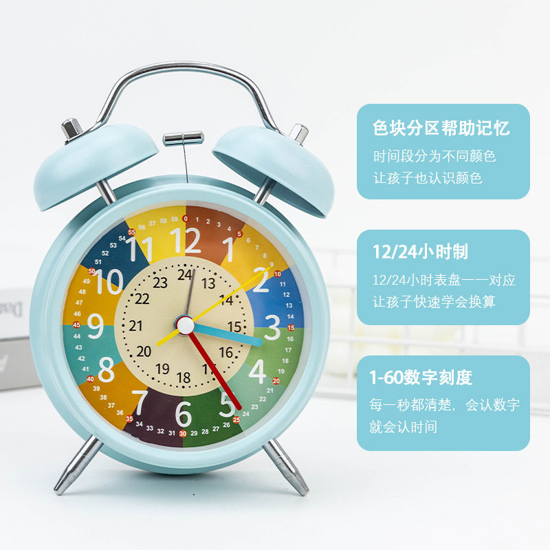超大声复古打铃闹钟静音